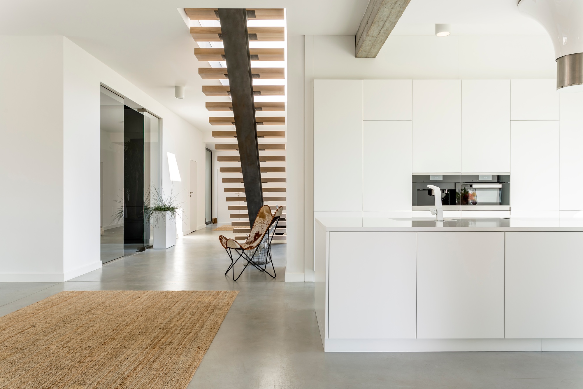 White open kitchen